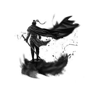 水墨武侠人物