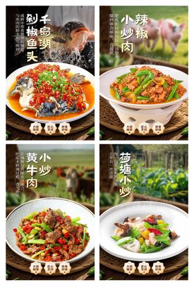 餐饮美食食材海报