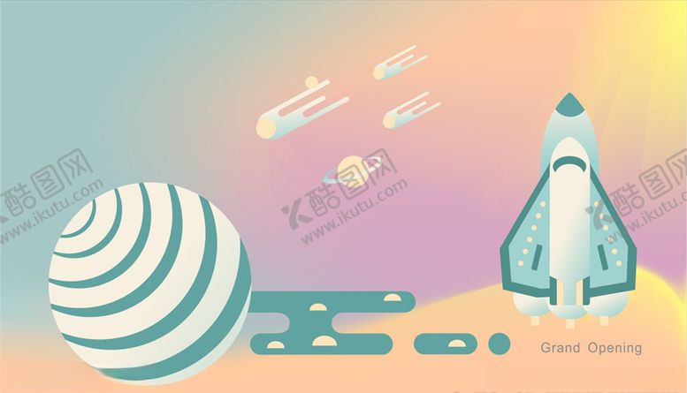 编号：93437909161811084101【酷图网】源文件下载-太空元素