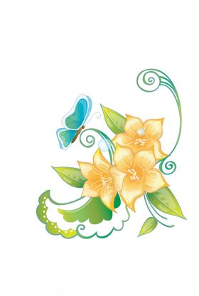 鲜花印花