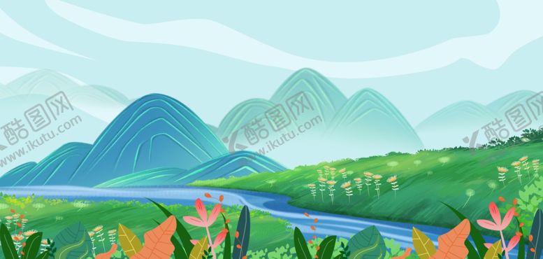 编号：97954504050832181794【酷图网】源文件下载-美丽山水田园风光