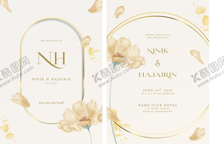 编号：24739010051332164588【酷图网】源文件下载-清新花卉贺卡