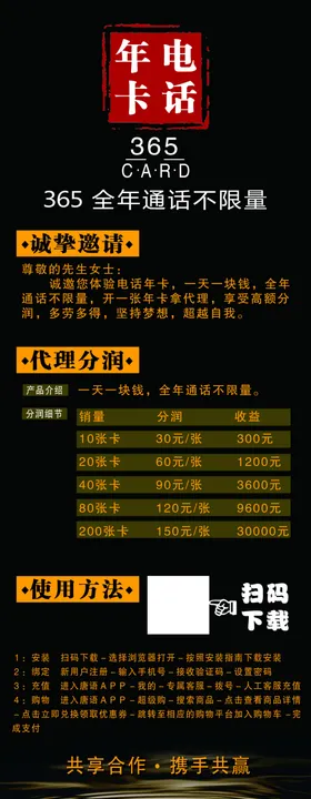 电话卡展架