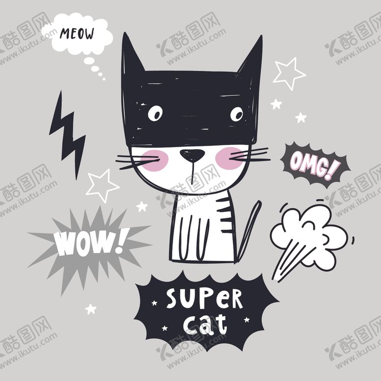 编号：93044610101202259764【酷图网】源文件下载-黑色小猫