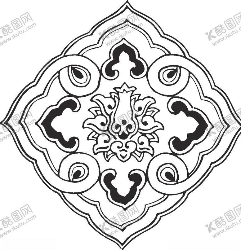 编号：15754909220732248323【酷图网】源文件下载-镂空花图案