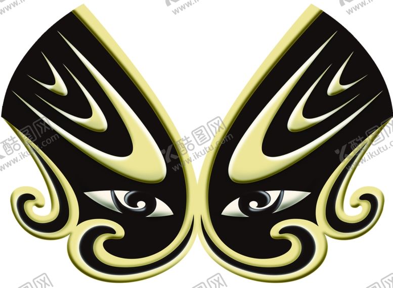 编号：44213309141349297931【酷图网】源文件下载-雪花脸谱