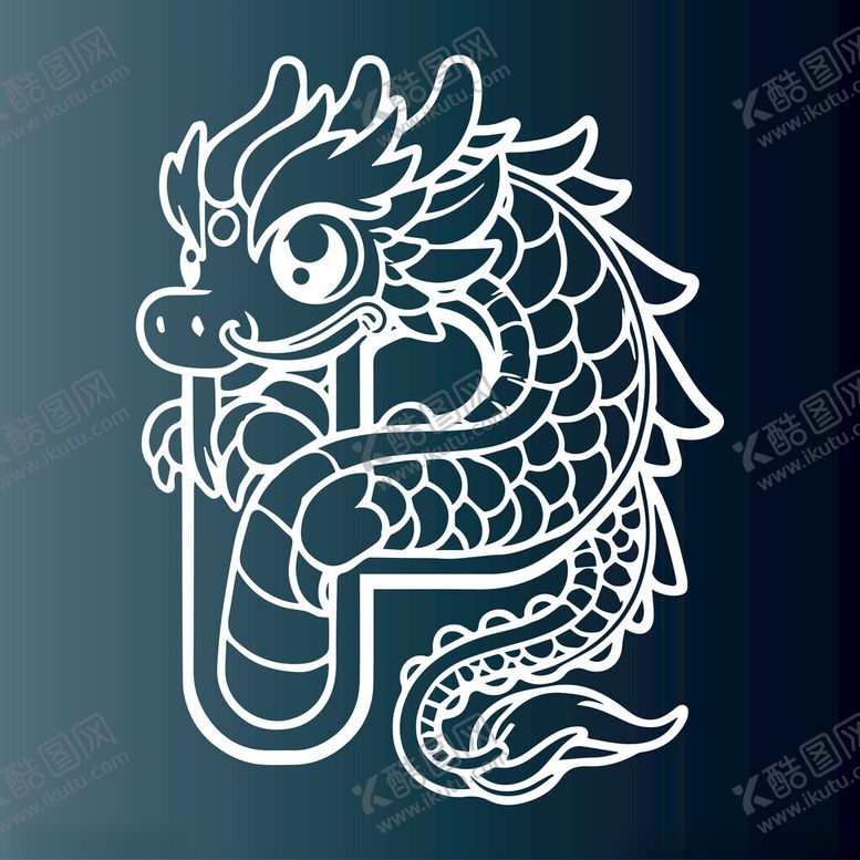 编号：46685802101542115374【酷图网】源文件下载-龙字母P