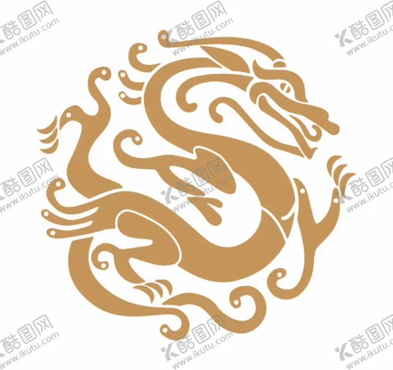 编号：05136809182233528204【酷图网】源文件下载-矢量龙纹