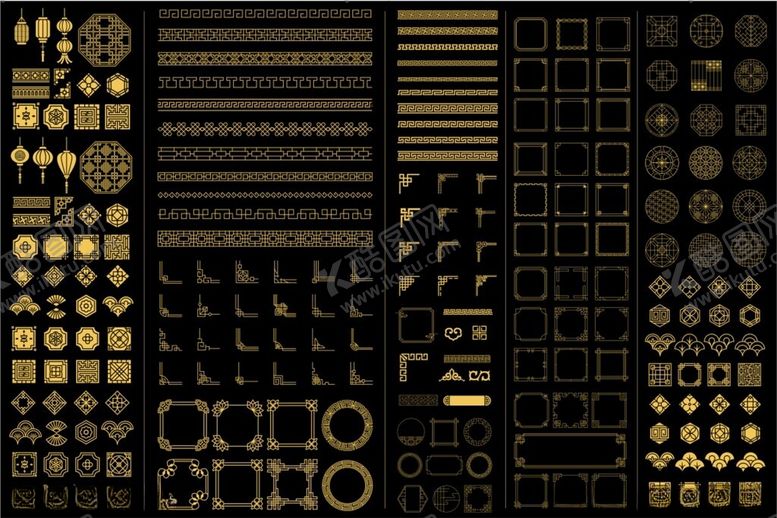 编号：19121809220617243076【酷图网】源文件下载-古典风边框