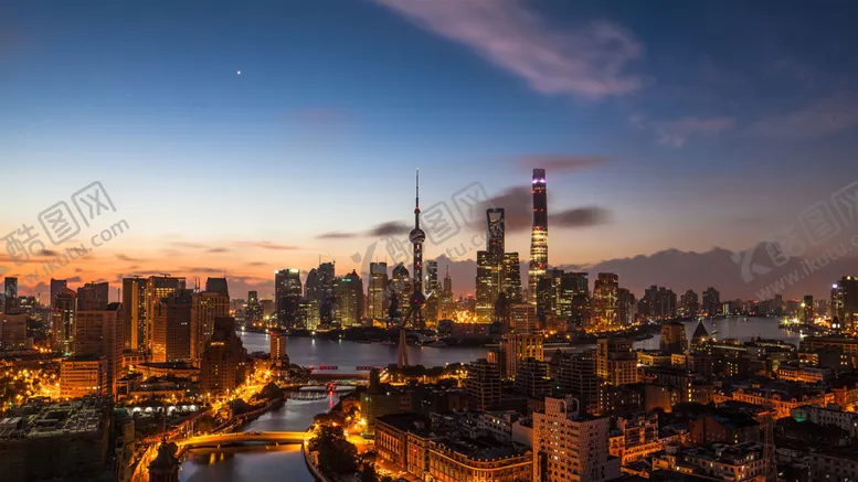 编号：69895302071729132328【酷图网】源文件下载-夜色中的城市建筑