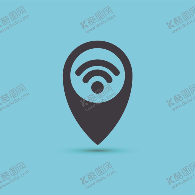 编号：12415204200634471956【酷图网】源文件下载-wifi图标信号标志