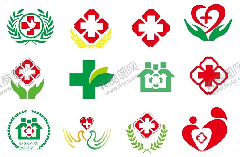 编号：53711201140635219650【酷图网】源文件下载-医院logo红十字标