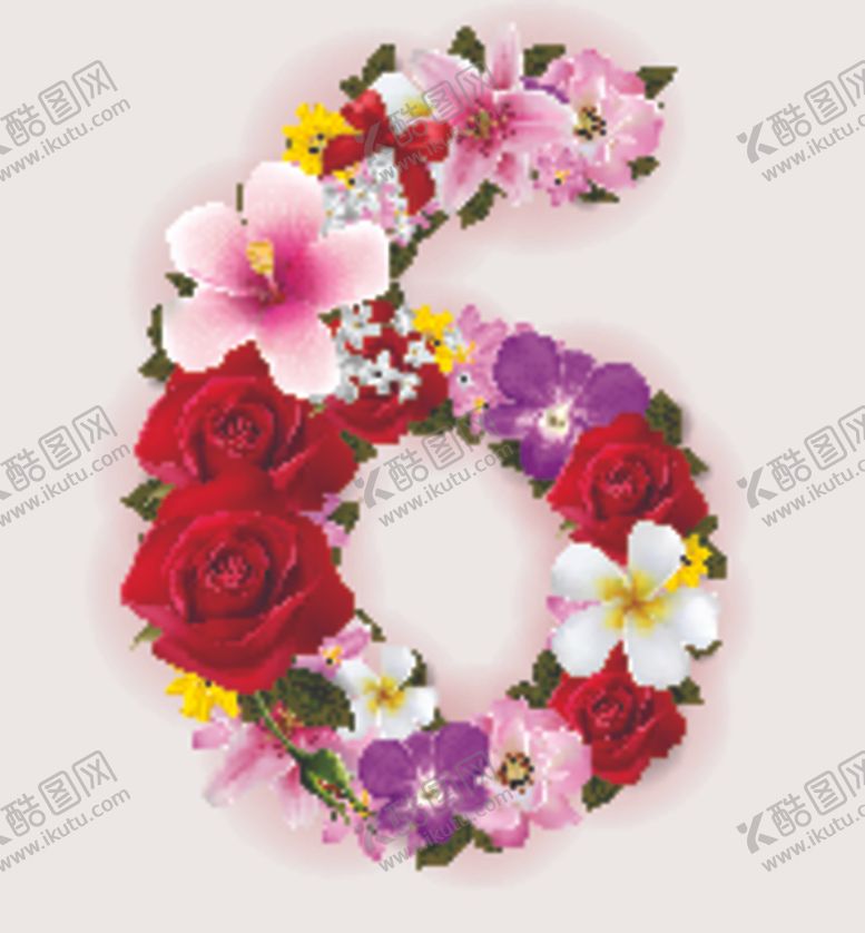 编号：56396709172117565226【酷图网】源文件下载-鲜花数字