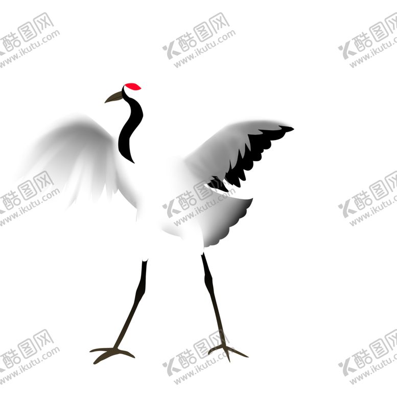编号：50493904301741529630【酷图网】源文件下载-水墨仙鹤