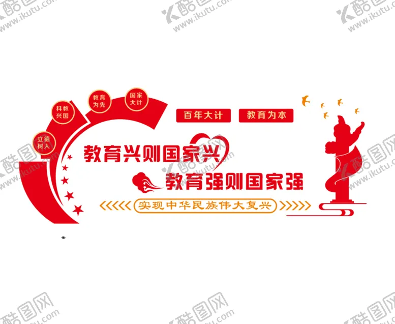 编号：12586310311022295300【酷图网】源文件下载-教育兴则国兴