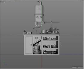 C4D模型澄清池