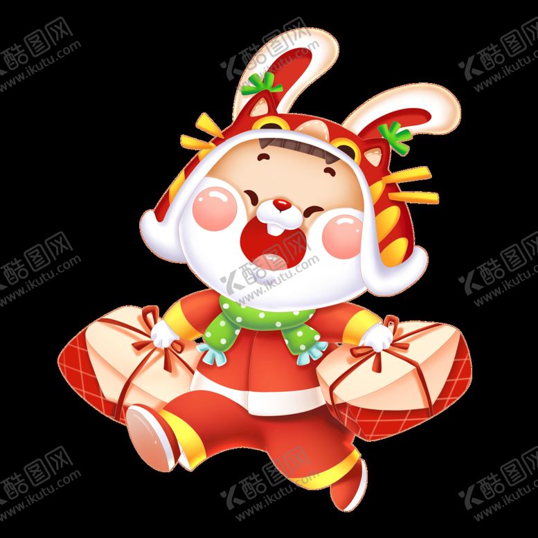 编号：89071209140129026834【酷图网】源文件下载-新年兔子