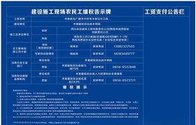 维权农民工维权告示牌