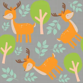 动物主题矢量插画背景