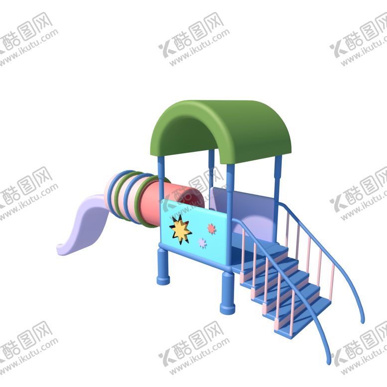 编号：78215109240830562458【酷图网】源文件下载-三维立体儿童娱乐设施
