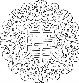 镂空花图案古典纹中式雕烂透边铁艺雕