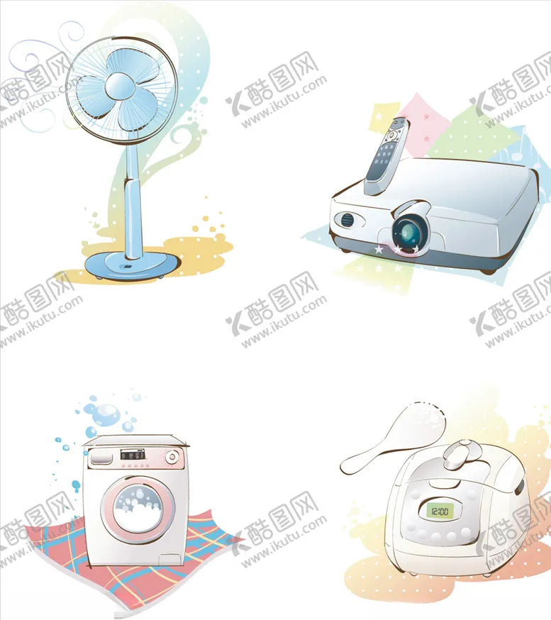 编号：74276706290838385343【酷图网】源文件下载-电器矢量素材