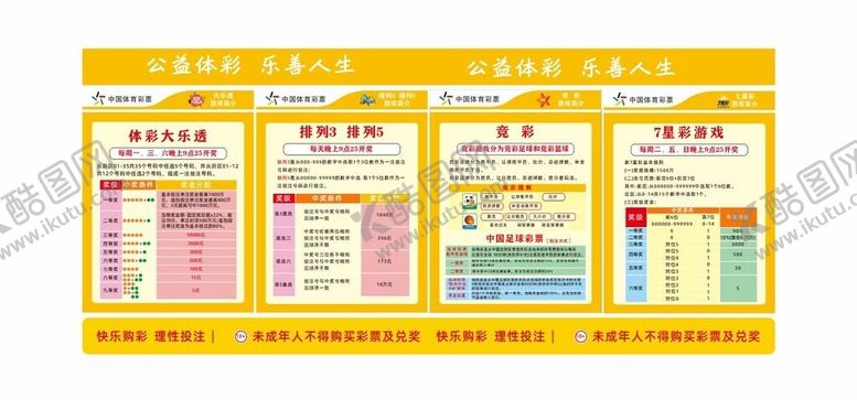 编号：79142701190313238203【酷图网】源文件下载-中国体育彩票游戏规则说明