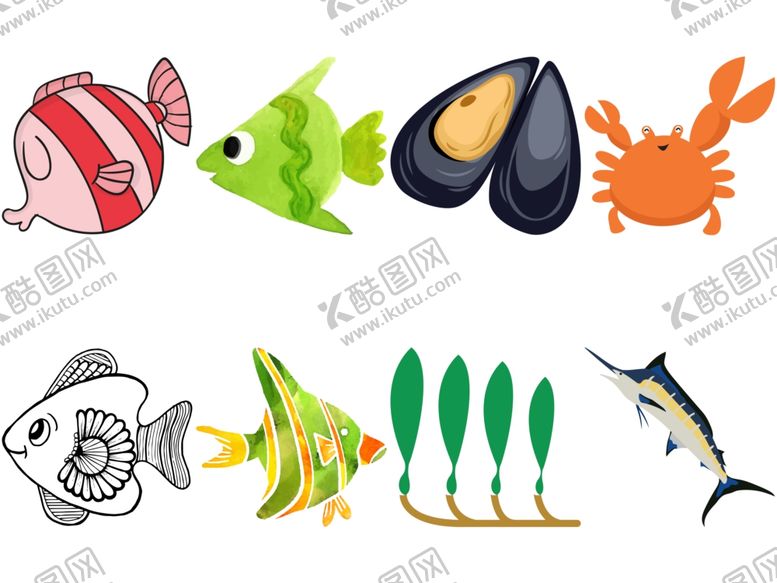 编号：98588207121010555032【酷图网】源文件下载-海洋生物