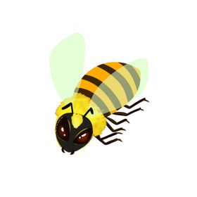 蜜蜂昆虫插画图片
