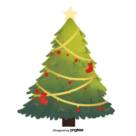 卡通圣诞树