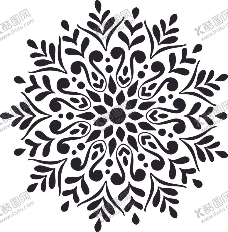 编号：85423110031141427586【酷图网】源文件下载-曼陀罗花纹