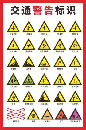 交通警告标识