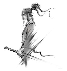 水墨武侠人物