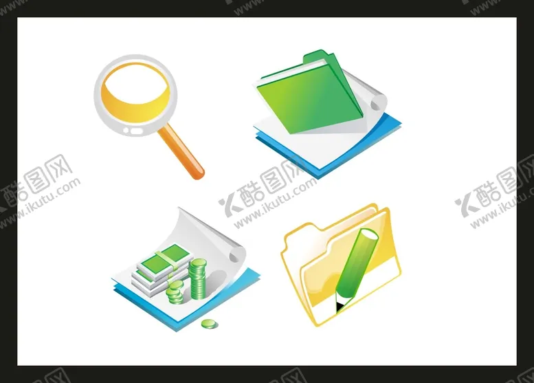 编号：27564801260846337050【酷图网】源文件下载-手绘办公用品 