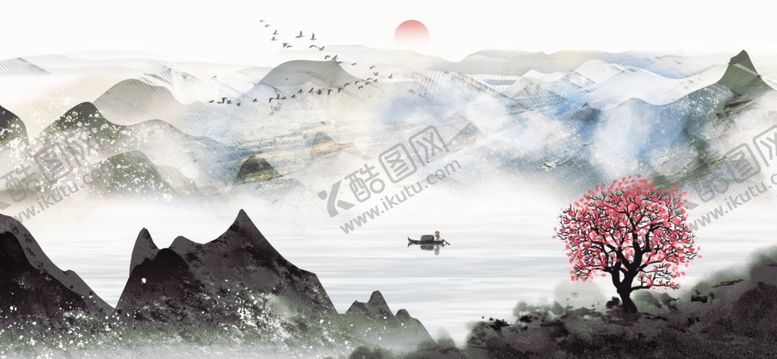 编号：51110806181639032297【酷图网】源文件下载-水墨山水