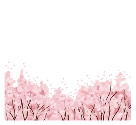 樱花创意绘画图案