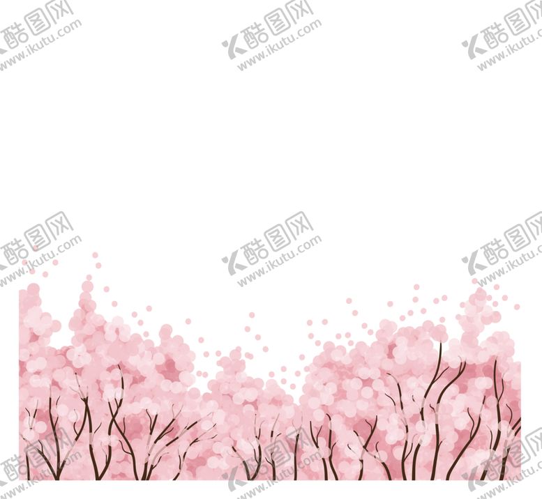 编号：97225009161451208796【酷图网】源文件下载-樱花创意绘画图案