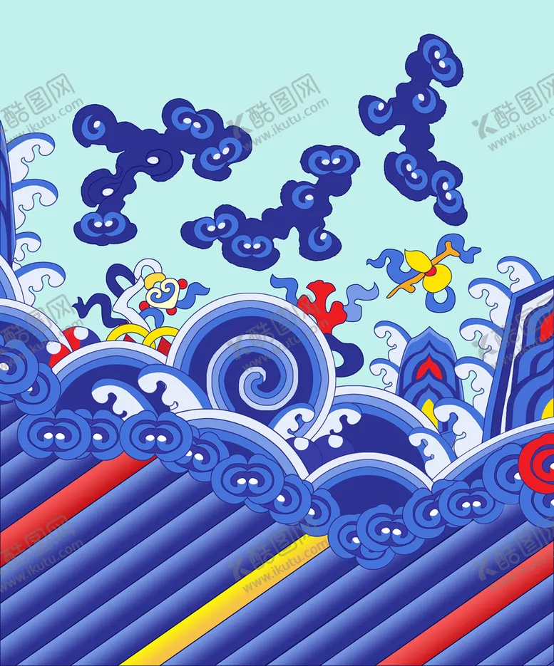 编号：54893709131105055672【酷图网】源文件下载-波浪水纹素材 