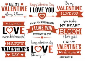 情人节爱心浪漫元素集合