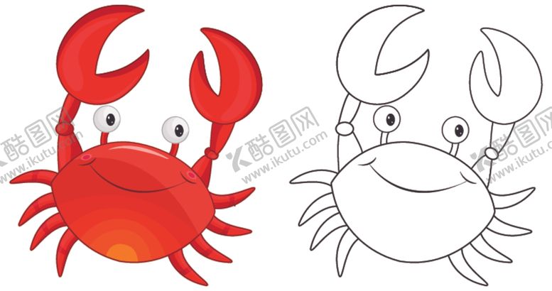 编号：24807005150147381830【酷图网】源文件下载-动物填色卡