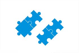 矢量PPT拼图