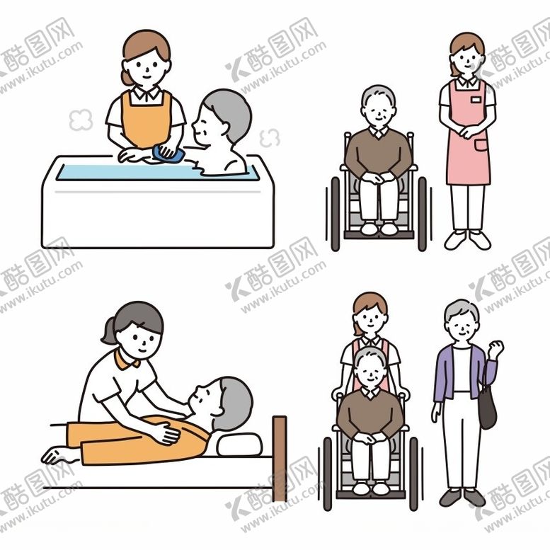 编号：75383902221159503713【酷图网】源文件下载-老人女看护