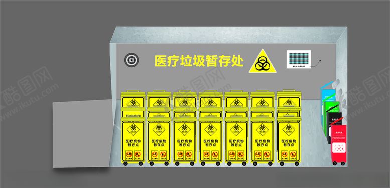 编号：92737005040640592919【酷图网】源文件下载-医疗垃圾分类站