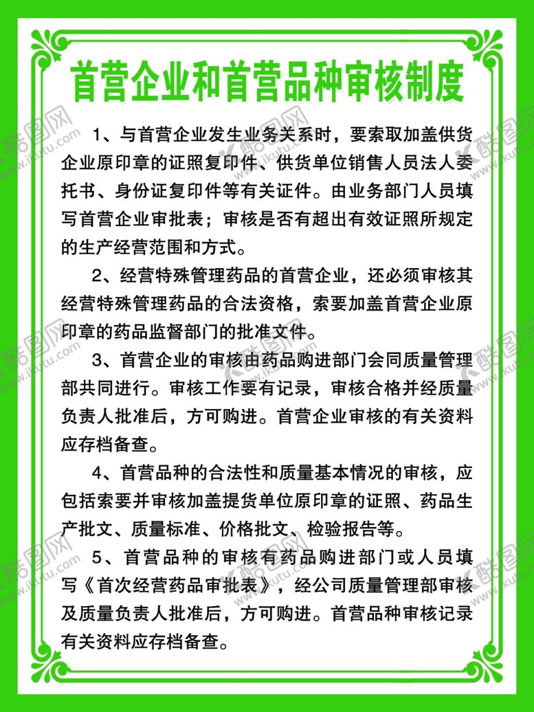 编号：76951905051640541861【酷图网】源文件下载-药品制度