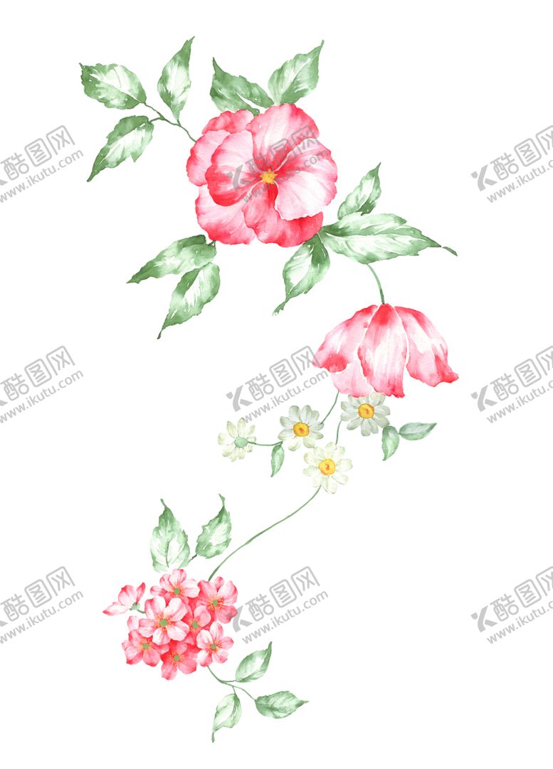 编号：27136005030708443033【酷图网】源文件下载-手绘花
