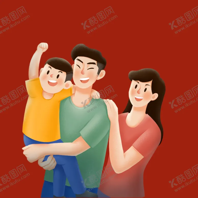 编号：13950502191549527295【酷图网】源文件下载-幸福家庭人物