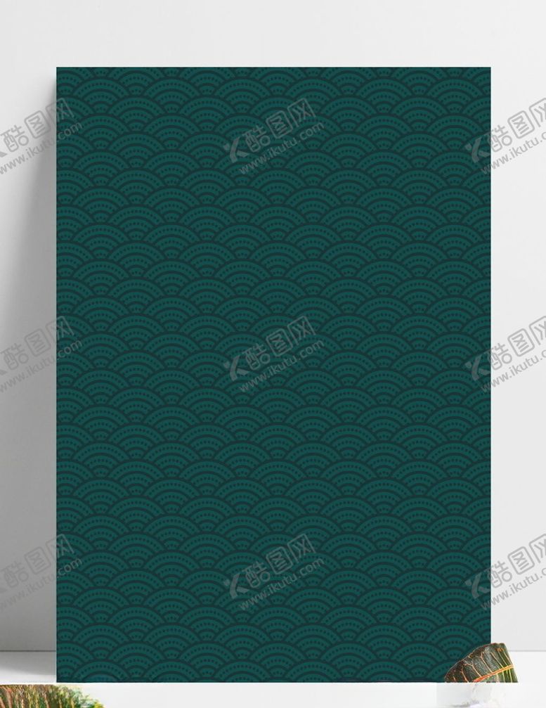 编号：99978703131210048480【酷图网】源文件下载-绿色中国风祥云底纹背景素材