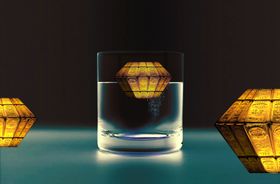 金色财富概念图