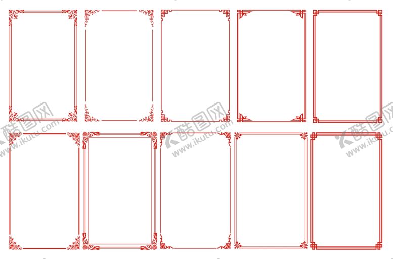 编号：54452509222039415631【酷图网】源文件下载-花纹花边