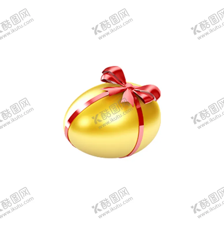 编号：11432901240823535174【酷图网】源文件下载-绑着拉花的金蛋